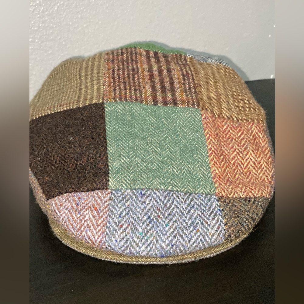 Orvis Pure Wool Patchwork Hat Size L - image 4